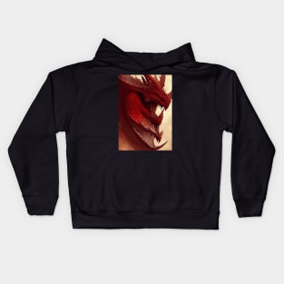 Leviathan Red Dragon Kids Hoodie